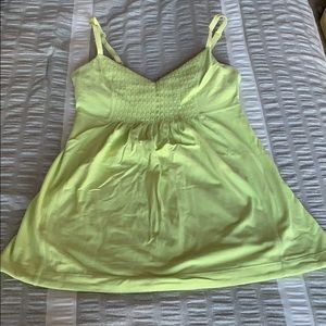 Yellow Lululemon Tank